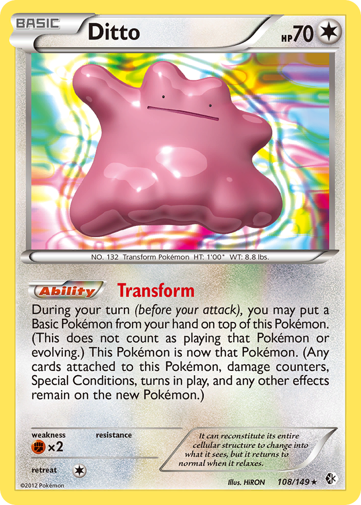 Ditto (108/149) [Black & White: Boundaries Crossed] - Destination Retro