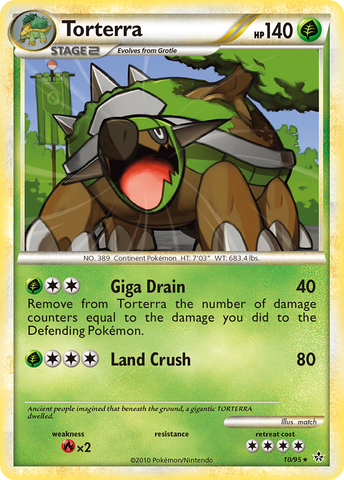 Torterra (10/95) [HeartGold & SoulSilver: Unleashed] - Destination Retro