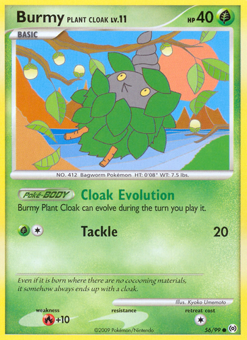 Burmy Plant Cloak (56/99) [Arceus] - Destination Retro