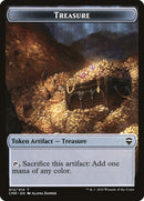 Treasure // Zombie Token [Commander Legends Tokens] - Destination Retro