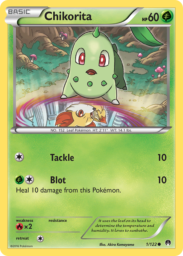 Chikorita (1/122) [XY: BREAKpoint] - Destination Retro