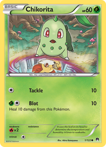 Chikorita (1/122) [XY: BREAKpoint] - Destination Retro