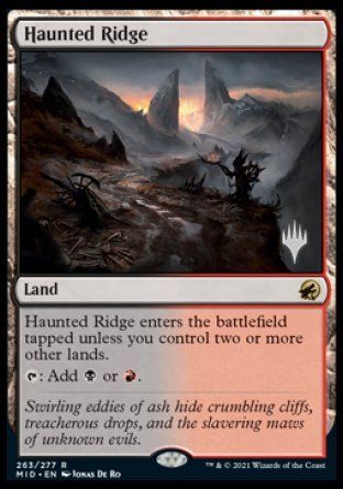Haunted Ridge (Promo Pack) [Innistrad: Midnight Hunt Promos] - Destination Retro