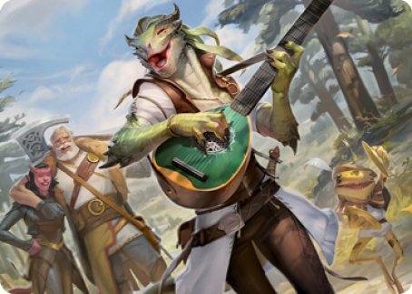 Wandering Troubadour Art Card [Dungeons & Dragons: Adventures in the Forgotten Realms Art Series] - Destination Retro