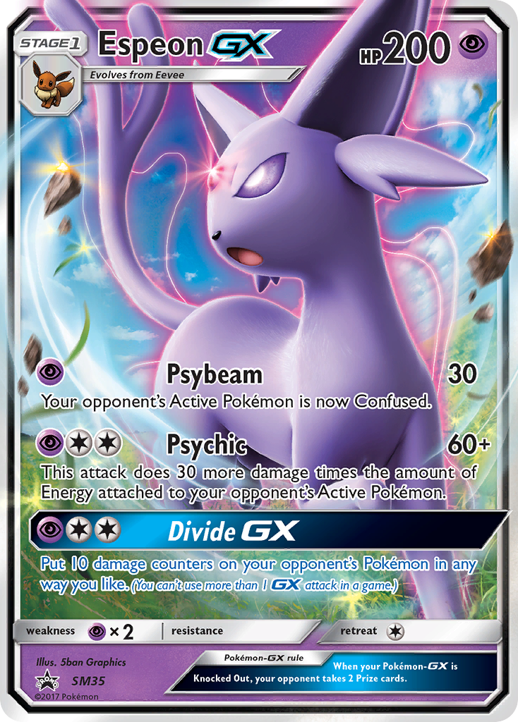 Espeon GX (SM35) [Sun & Moon: Black Star Promos] - Destination Retro