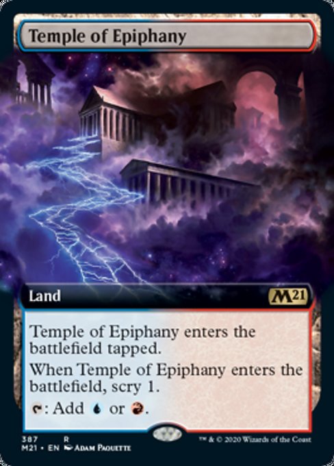 Temple of Epiphany (Extended Art) [Core Set 2021] - Destination Retro