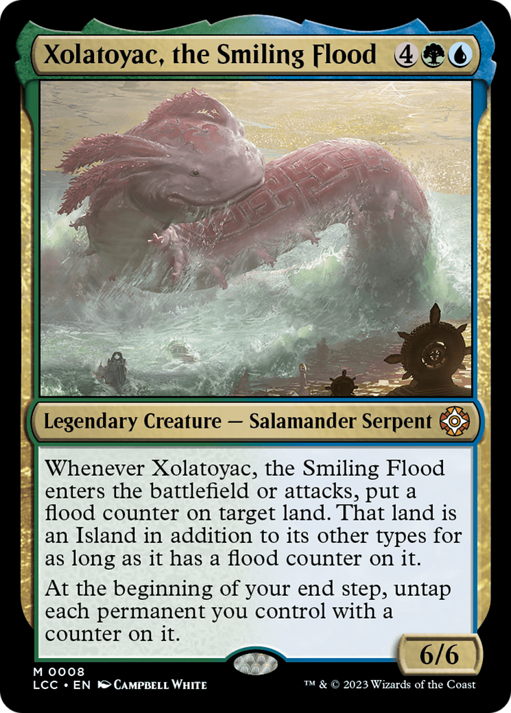 Xolatoyac, the Smiling Flood [The Lost Caverns of Ixalan Commander] - Destination Retro