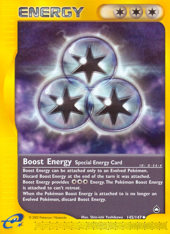 Boost Energy (145/147) [Aquapolis] - Destination Retro