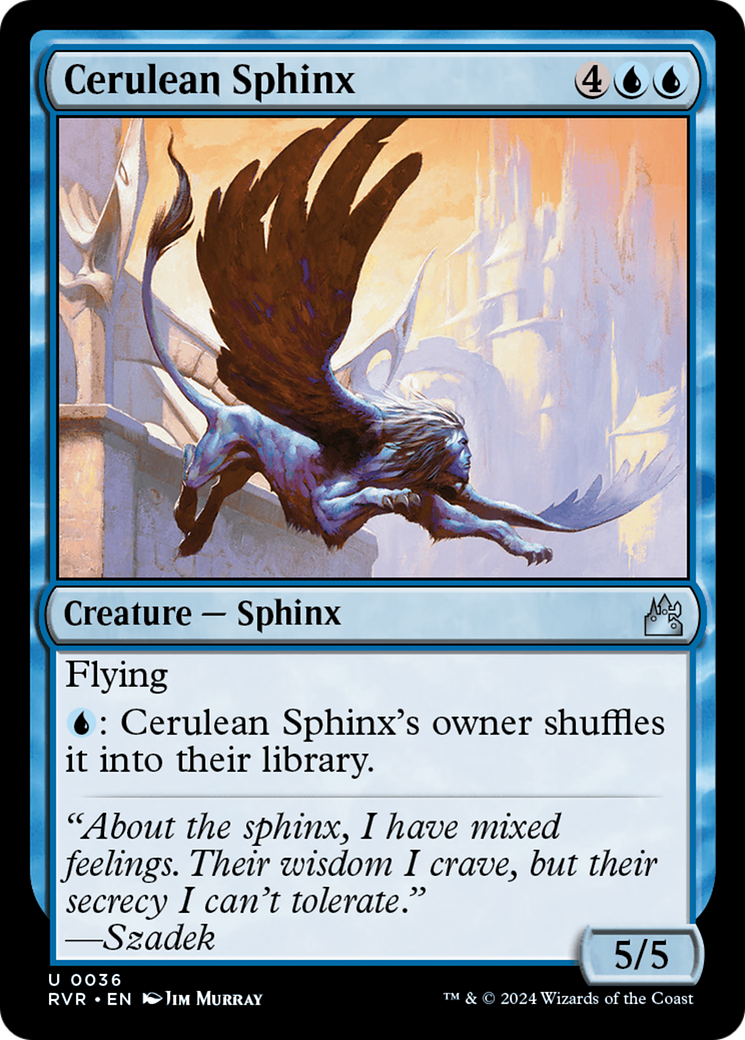 Cerulean Sphinx [Ravnica Remastered] - Destination Retro