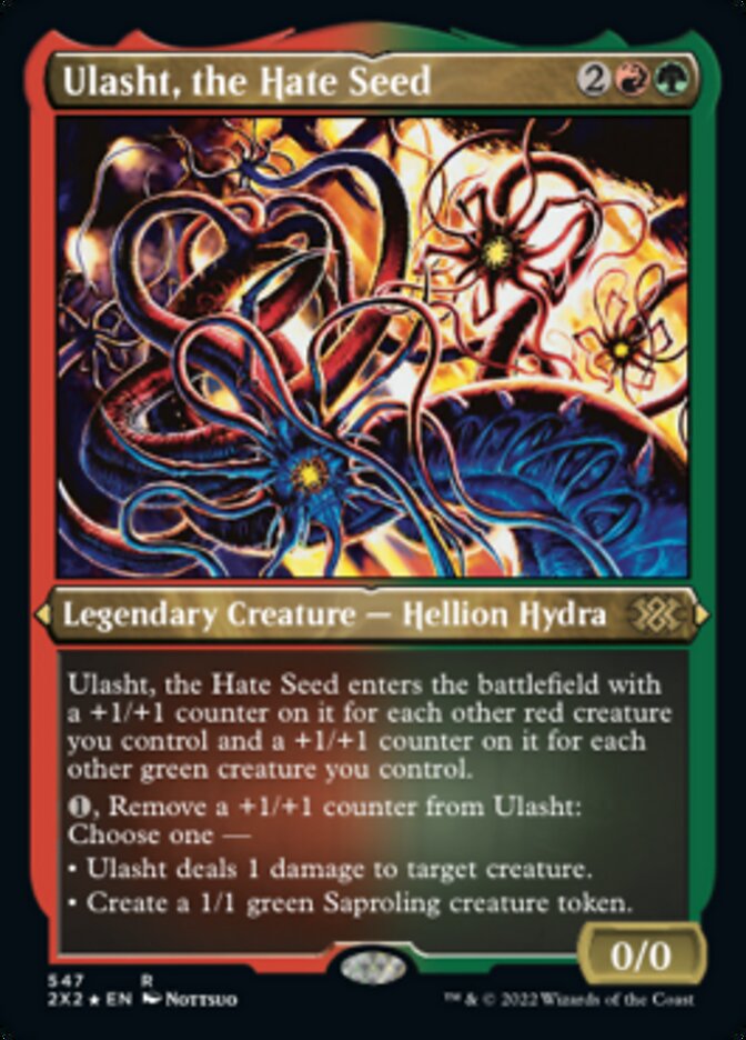 Ulasht, the Hate Seed (Foil Etched) [Double Masters 2022] - Destination Retro