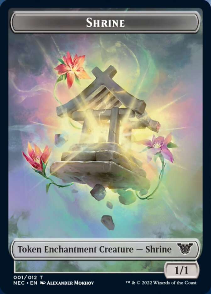 Shrine Token [Kamigawa: Neon Dynasty Commander Tokens] - Destination Retro