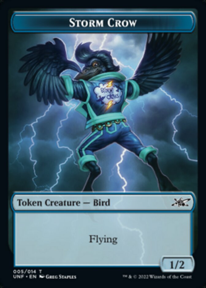 Storm Crow Token [Unfinity Tokens] - Destination Retro