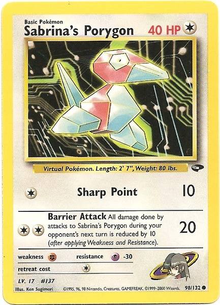 Sabrina's Porygon (98/132) [Gym Challenge Unlimited] - Destination Retro