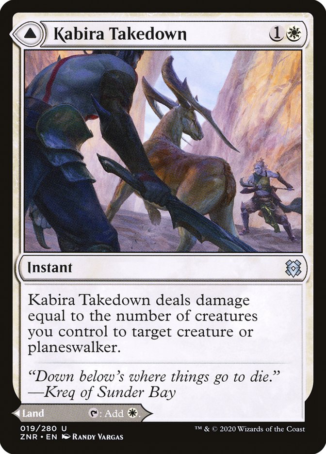 Kabira Takedown // Kabira Plateau [Zendikar Rising] - Destination Retro
