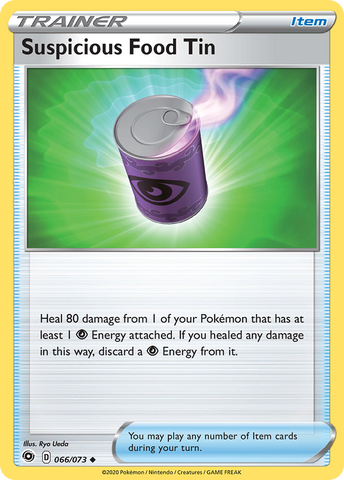 Suspicious Food Tin (66/073) [Sword & Shield: Champion's Path] - Destination Retro