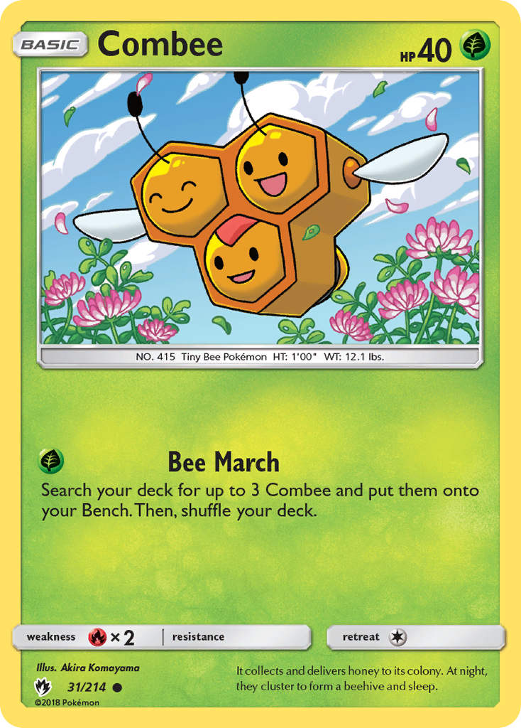 Combee (31/214) [Sun & Moon: Lost Thunder] - Destination Retro