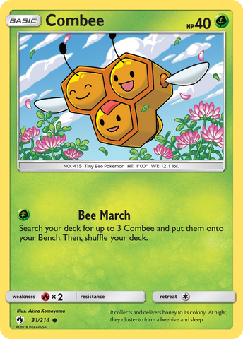 Combee (31/214) [Sun & Moon: Lost Thunder] - Destination Retro