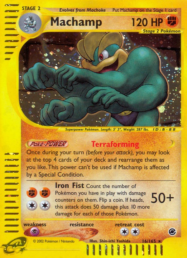 Machamp (16/165) [Expedition: Base Set] - Destination Retro