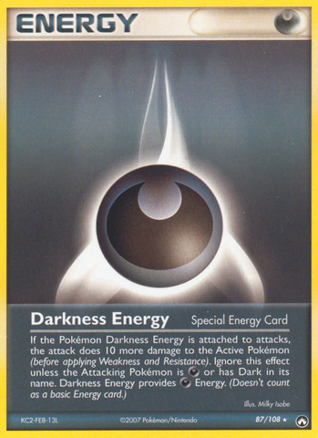 Darkness Energy (87/108) [EX: Power Keepers] - Destination Retro