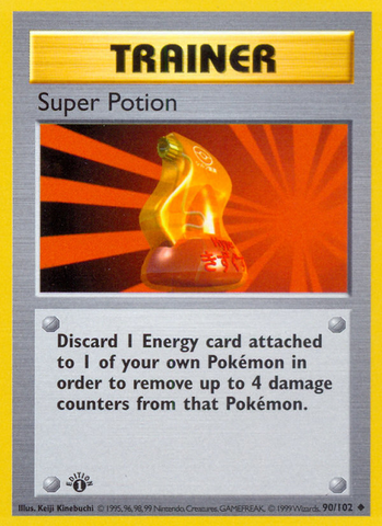 Super Potion (90/102) [Base Set 1st Edition] - Destination Retro