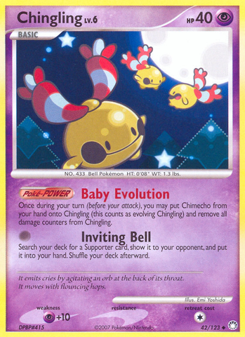 Chingling (42/123) [Diamond & Pearl: Mysterious Treasures] - Destination Retro