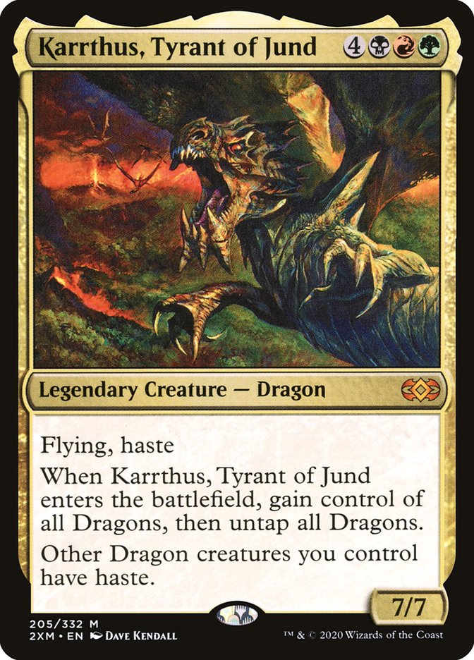 Karrthus, Tyrant of Jund [Double Masters] - Destination Retro