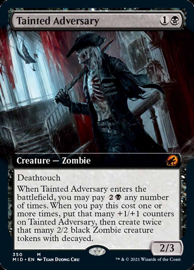 Tainted Adversary (Extended) [Innistrad: Midnight Hunt] - Destination Retro