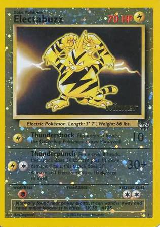 Electabuzz (1) (Winner) [Best of Promos] - Destination Retro