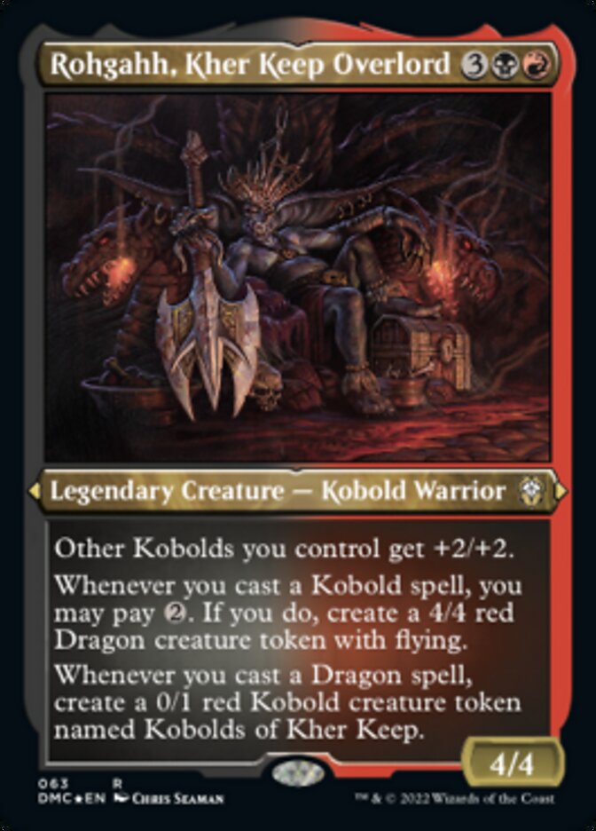 Rohgahh, Kher Keep Overlord (Foil Etched) [Dominaria United Commander] - Destination Retro