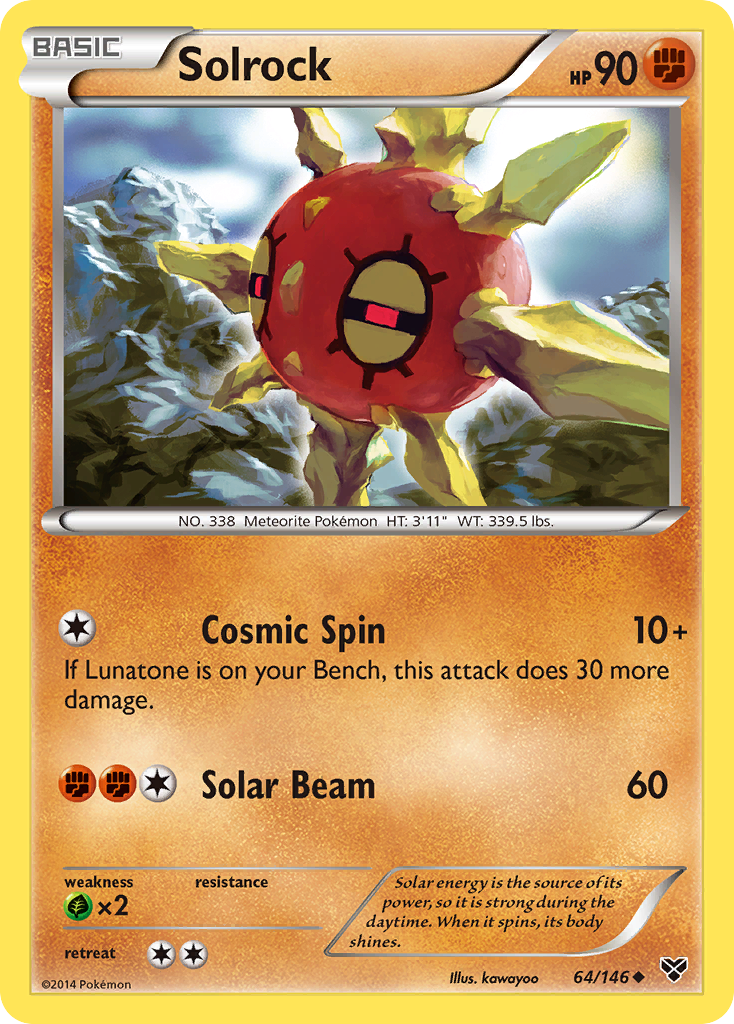 Solrock (64/146) [XY: Base Set] - Destination Retro