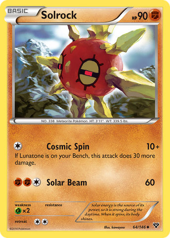 Solrock (64/146) [XY: Base Set] - Destination Retro