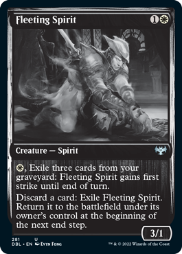 Fleeting Spirit [Innistrad: Double Feature] - Destination Retro
