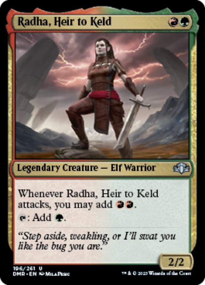 Radha, Heir to Keld [Dominaria Remastered] - Destination Retro