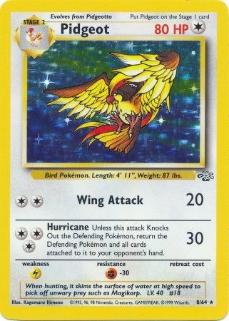 Pidgeot (8/64) [Jungle Unlimited] - Destination Retro