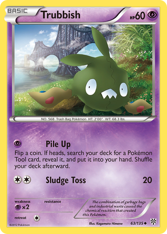 Trubbish (63/135) [Black & White: Plasma Storm] - Destination Retro