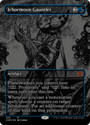 Ichormoon Gauntlet (Oil Slick Raised Foil) [Phyrexia: All Will Be One] - Destination Retro