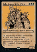 Baba Lysaga, Night Witch (Showcase) [Commander Legends: Battle for Baldur's Gate] - Destination Retro