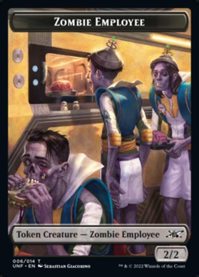 Zombie Employee Token [Unfinity Tokens] - Destination Retro