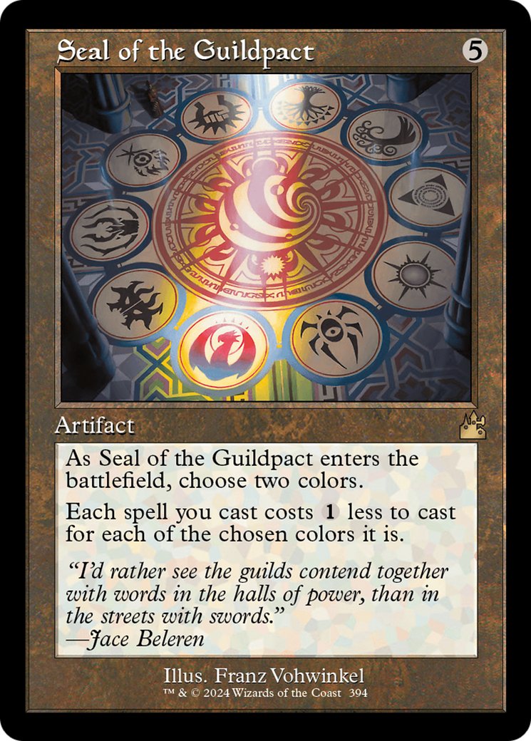 Seal of the Guildpact (Retro Frame) [Ravnica Remastered] - Destination Retro