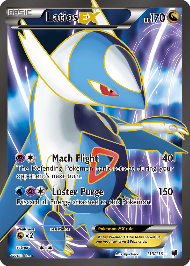 Latios EX (113/116) [Black & White: Plasma Freeze] - Destination Retro