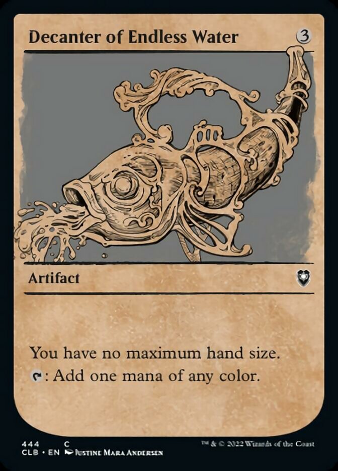 Decanter of Endless Water (Showcase) [Commander Legends: Battle for Baldur's Gate] - Destination Retro
