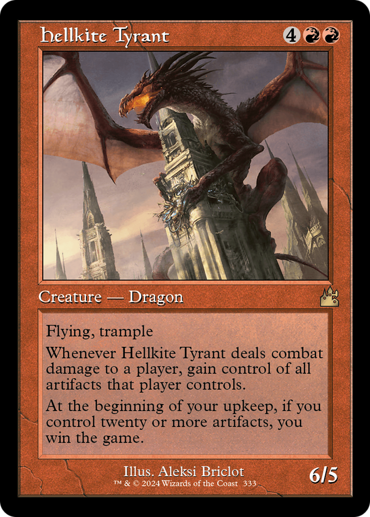 Hellkite Tyrant (Retro Frame) [Ravnica Remastered] - Destination Retro