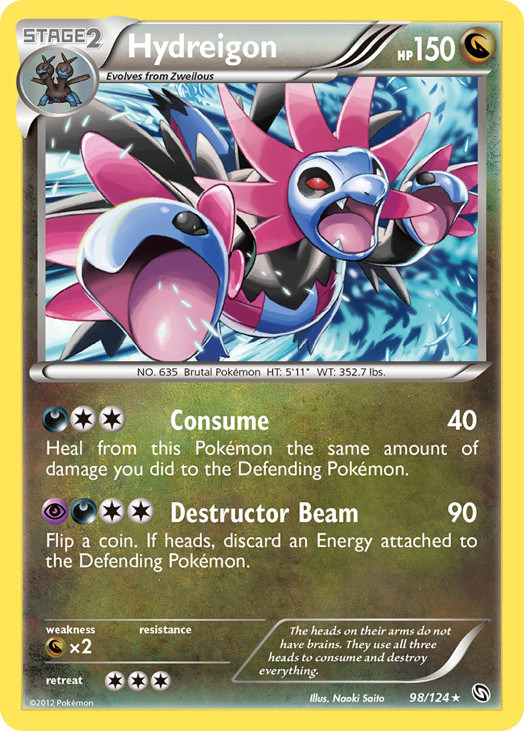 Hydreigon (98/124) [Black & White: Dragons Exalted] - Destination Retro