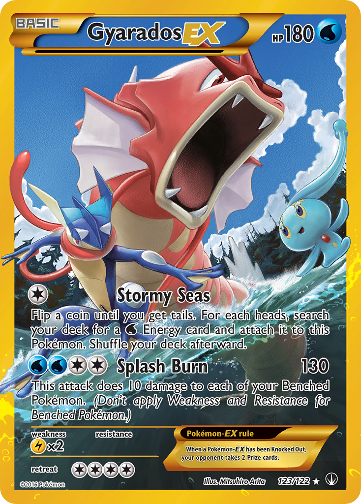 Gyarados EX (123/122) [XY: BREAKpoint] - Destination Retro