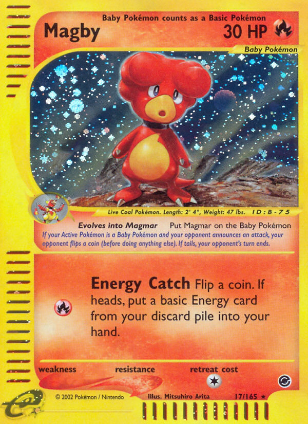 Magby (17/165) [Expedition: Base Set] - Destination Retro