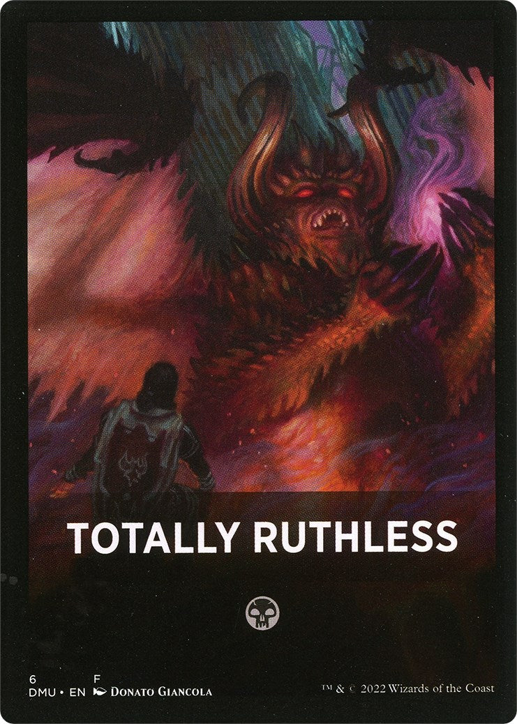 Totally Ruthless Theme Card [Dominaria United Tokens] - Destination Retro