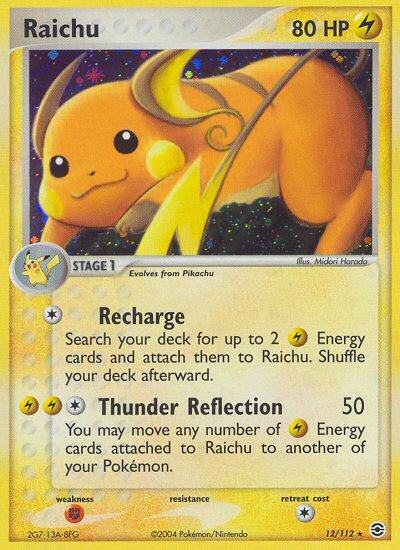 Raichu (12/112) [EX: FireRed & LeafGreen] - Destination Retro