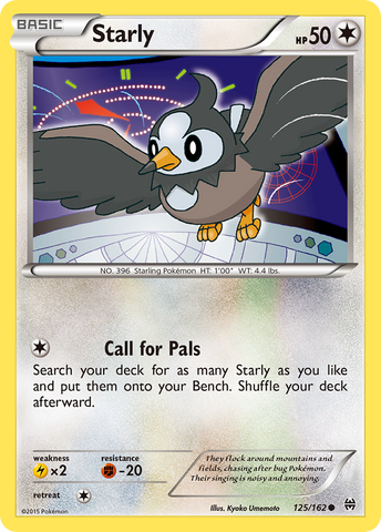 Starly (125/162) [XY: BREAKthrough] - Destination Retro