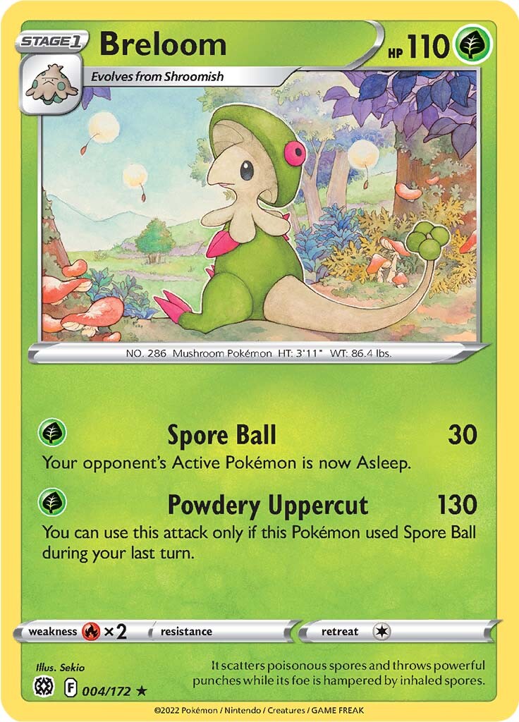 Breloom (004/172) [Sword & Shield: Brilliant Stars] - Destination Retro
