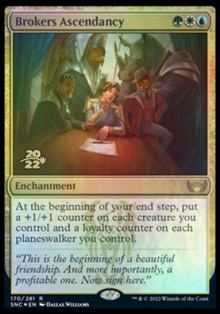 Brokers Ascendancy [Streets of New Capenna Prerelease Promos] - Destination Retro